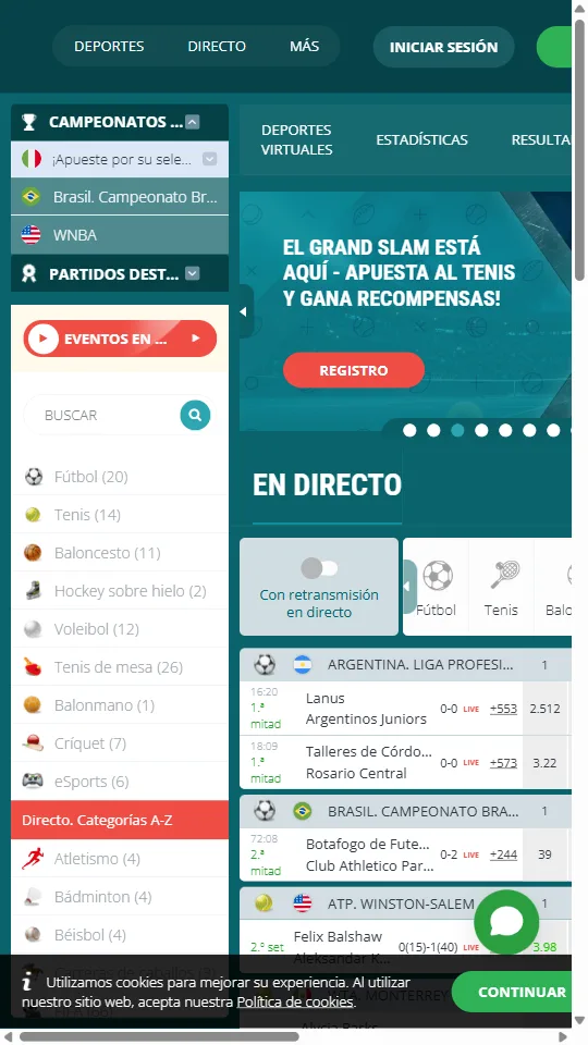 22bet, casa de apuestas sin l&iacute;mites para ganadores (versi&oacute;n m&oacute;vil)