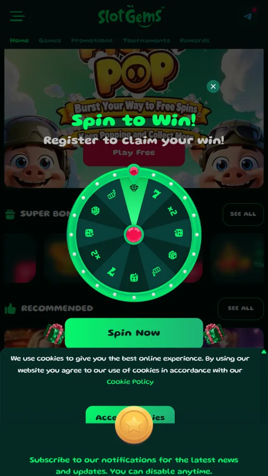 SlotGems, casa de apuestas que no bloquea las retiradas